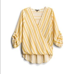 Allan Surplice Rolltab High Low Top